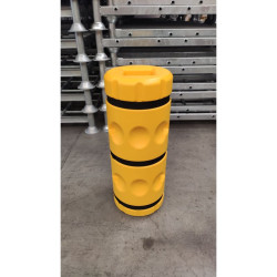 Protection en PVC double coque ronde pour poteau