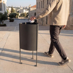Poubelle Argo 50 antivandalisme pour extérieur