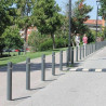 Borne de stationnement avec anneau décoratif en inox Hospitalet
