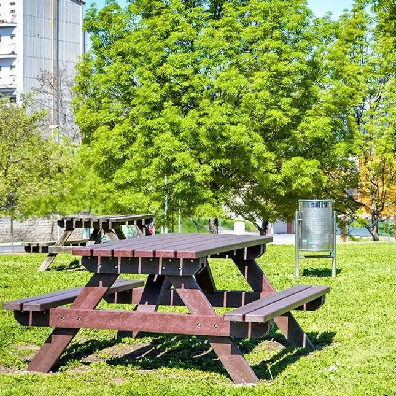 Table pique nique collectivités publiques plastique recyclé - Benito