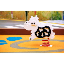 Jeu sur ressort Vache - 1 enfant
