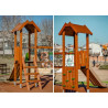 Pack aire de jeux 3 modules - Benito Area Leto 75 m²