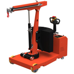 Grue d'atelier porte-à-faux motorisée rotation électrique du mât à 22
