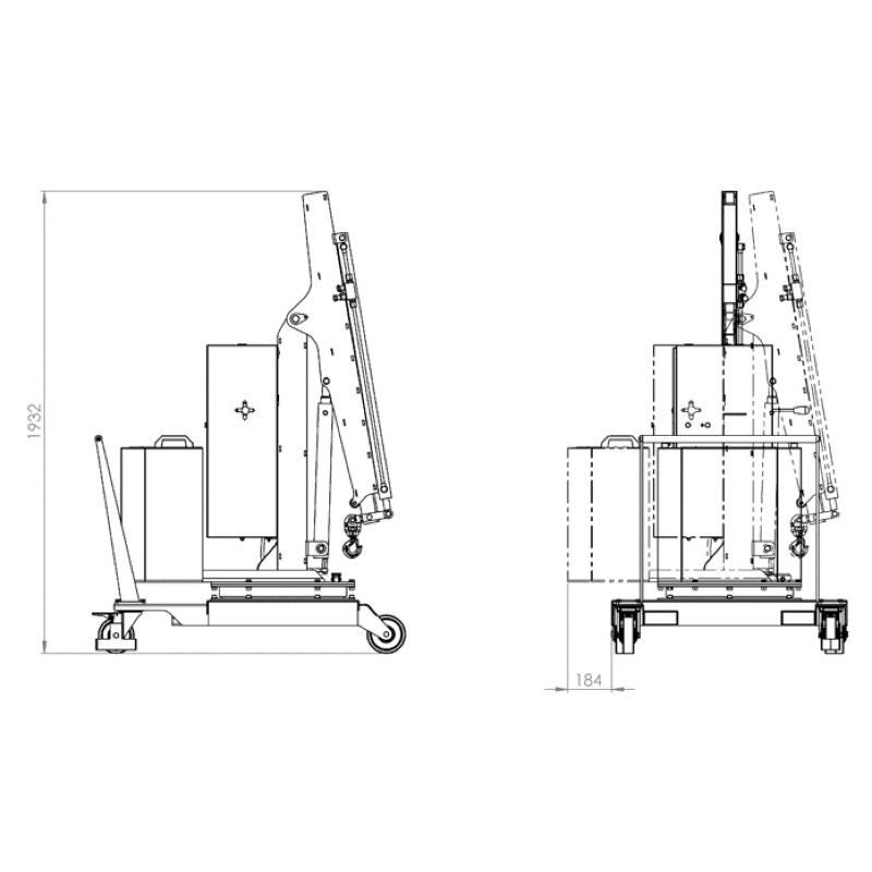 Grue manuelle d’atelier - Stockman