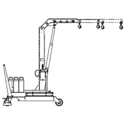 Grue rotative repliable - Stockman