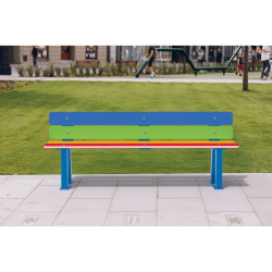 Banc Arc en ciel pour enfants