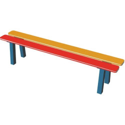 Banquette Arc en ciel pour maternelle et primaire