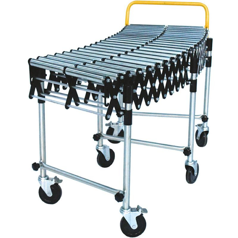 Convoyeur rouleaux en acier 100 kg par ml - Stockman