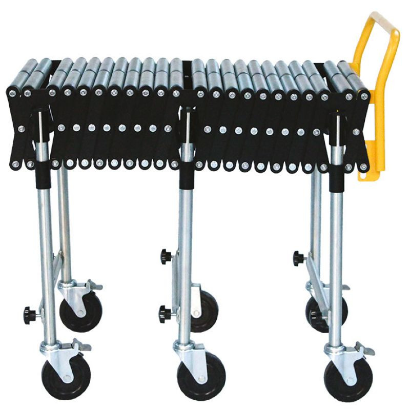 Convoyeur rouleaux en acier 100 kg par ml - Stockman