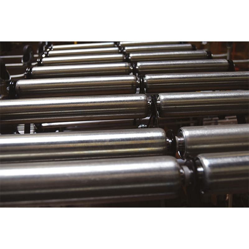 Convoyeur rouleaux en acier 100 kg par ml - Stockman