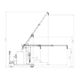 Grue porte-à-faux motorisée - Stockman