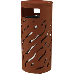 Corbeille Venise couvercle réhaussé 80 litres
