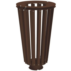 Corbeille Lofoten acier 80 litres