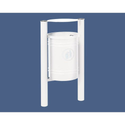 Corbeille Saintonge Inox brossé 40 litres