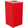 Corbeille publique tri sélectif en bois 40 litres