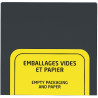 Poubelle en métal Buton