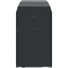 Point de collecte de tri extérieure 3 flux + bacs poubelles - Trirok