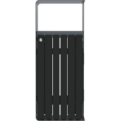 Poubelle Rossignol Artri tri sélectif extérieur - Ouverture rectangle