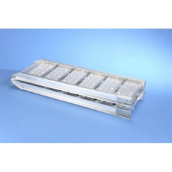 Lot de 2 rampes PMR en aluminium lisse repliable