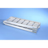 Lot de 2 rampes PMR en aluminium lisse repliable