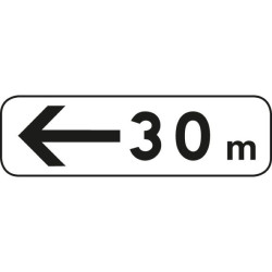 Panonceau M3b ex.4 indication de position bas droite