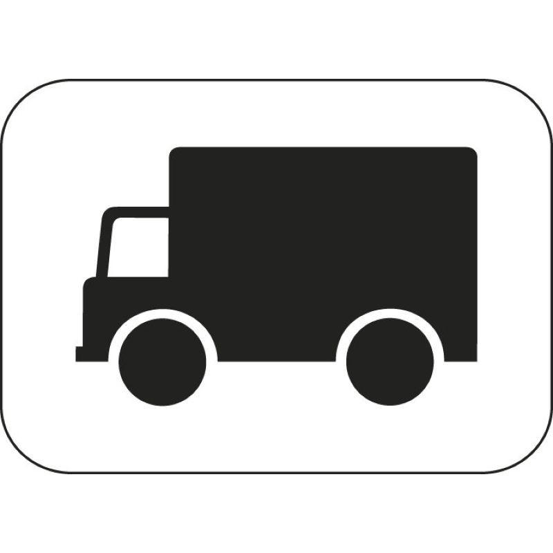 Panonceau véhicules affectés au transport de marchandises M4G