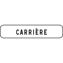 Panonceau carrière M9z ex.2