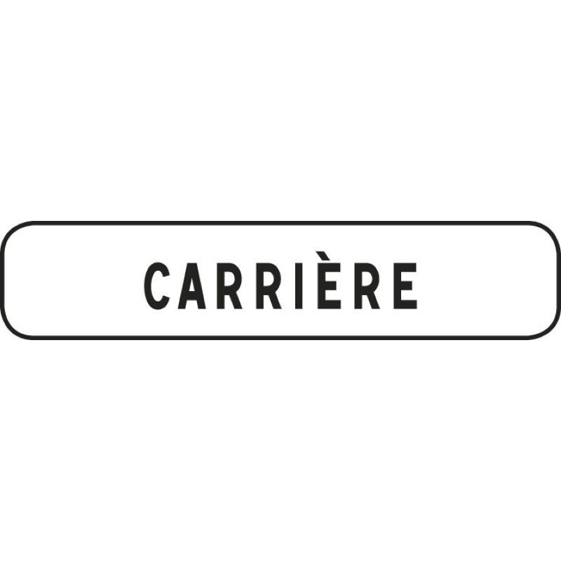 Panonceau carrière M9z ex.2
