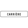 Panonceau carrière M9z ex.2