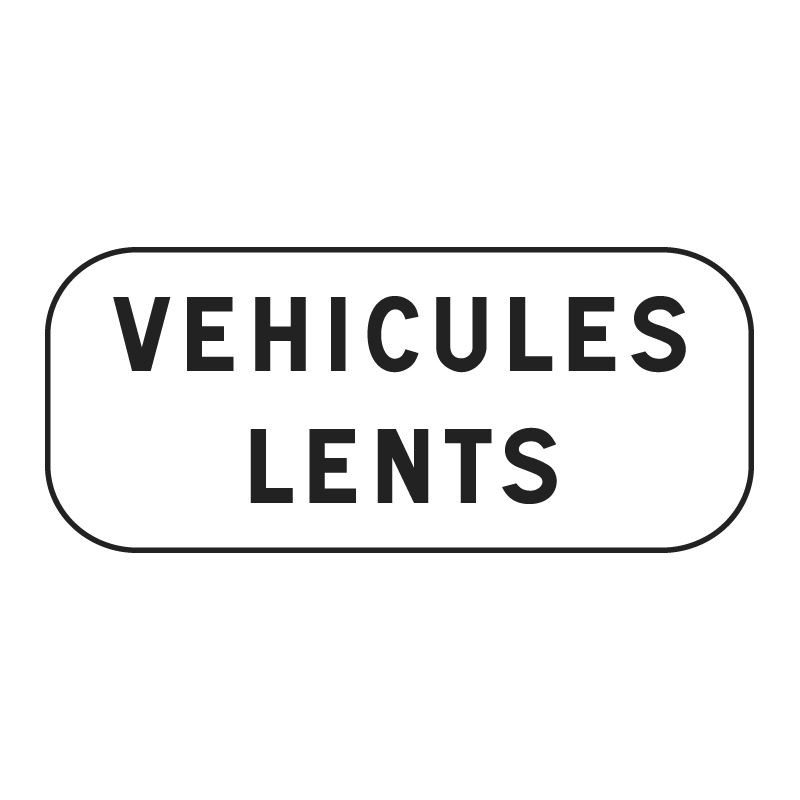 Panonceau véhicules lents M4e ex.1