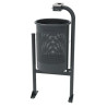 Poubelle avec cendrier Fabregas Barcelona 60 litres