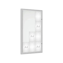 Vitrine d'extérieur simple battant - Classique