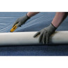 Bache non feu IMO adhésive - Protection des moquettes, tapis bateau