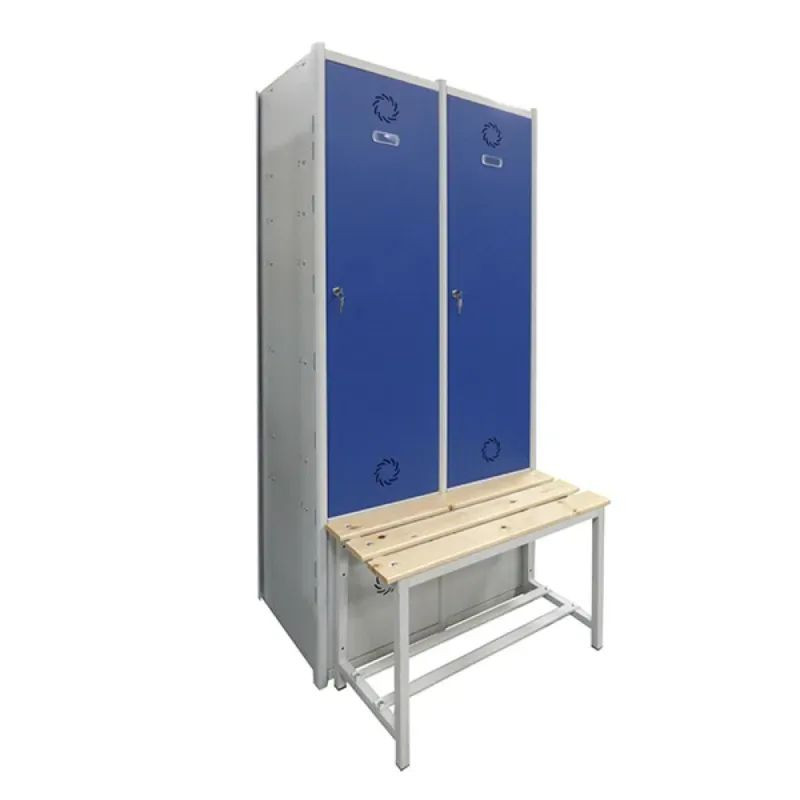 Vestiaire Gym pour salle de sport avec banc