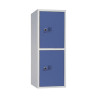 Grand casier consigne sans socle 2 casiers par colonne