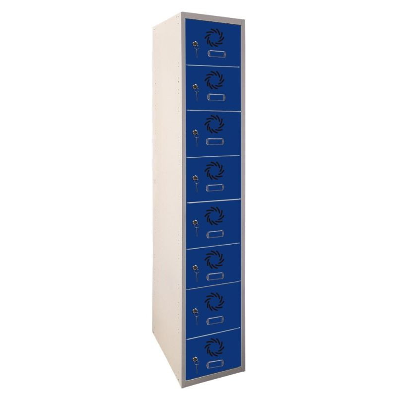 Grand casier consigne sans socle 2 casiers par colonne