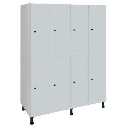 Grand casier consigne sans socle 2 casiers par colonne