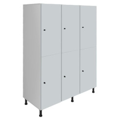 Grand casier consigne sans socle 2 casiers par colonne