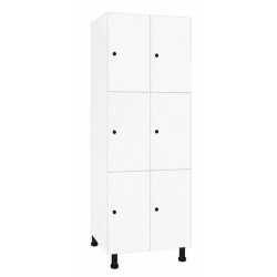 Grand casier consigne sans socle 2 casiers par colonne