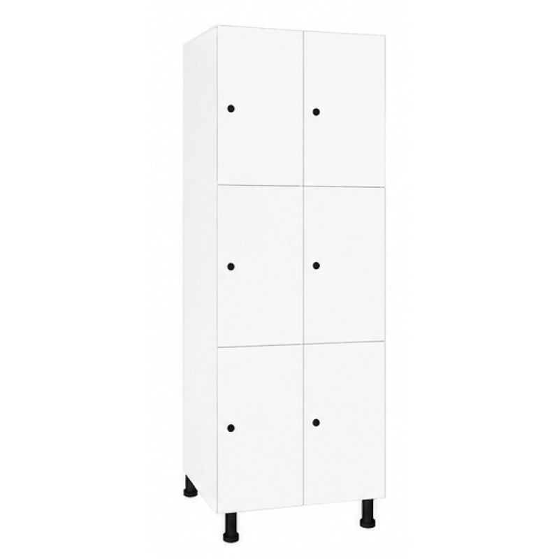 Grand casier consigne sans socle 2 casiers par colonne