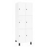Grand casier consigne sans socle 2 casiers par colonne
