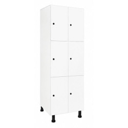 Grand casier consigne sans socle 2 casiers par colonne