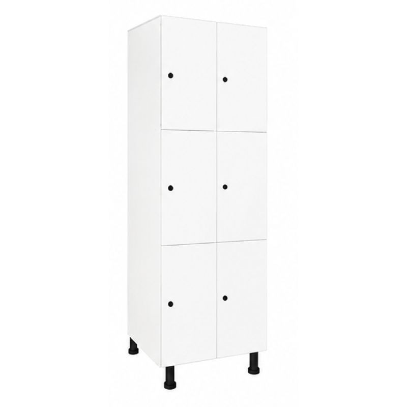 Grand casier consigne sans socle 2 casiers par colonne