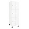 Grand casier consigne sans socle 2 casiers par colonne