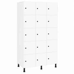 Colonne avec grands casiers consigne vitrés modulable Supermarché