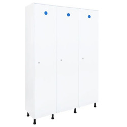 Vestiaire plastique PVC industrie salissante anti bactérien PV