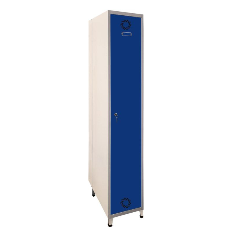 Casier électrifié Monoblok-E - 1 case par colonne + porte de contôle