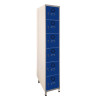 Casier électrifié Monoblok-E - 6 cases par colonne + porte de contôle