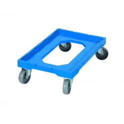 Plateforme roulante bac plastique 60 x 40 cm - avec ou sans timon