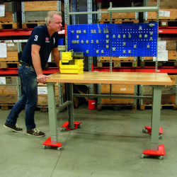 Coins roulants pour déplacement de meubles jusqu'à 600 kg
